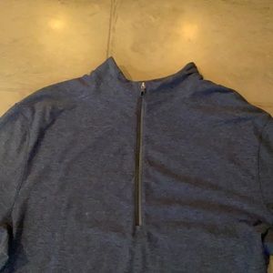 Lululemon Quarter-Zip, Blue-Green color, Excellent Condition.